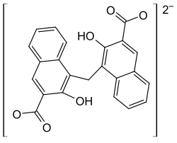 Struktur von Embonat