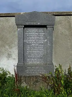 Emil Remigius Frey (1803–1889) Richter, Politiker. Grab auf dem alten Friedhof von Arlesheim.