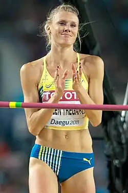 Emma Green, 2005 WM-Dritte und 2012 EM-Dritte, kam auf den geteilten neunten Platz