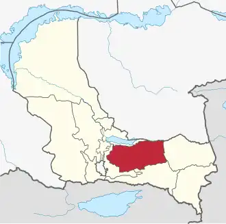 Lage im Oblys Almaty