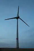 Die Enercon E-126 des Windpark Schneebergerhof