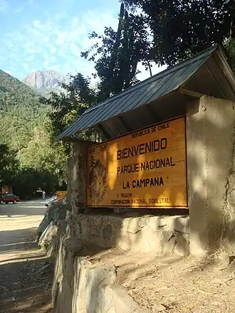 Nationalpark La Campana – Eingang