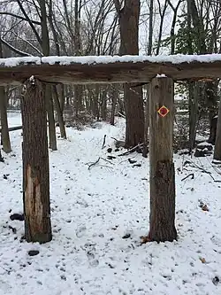 Tor am Anfang des Ives Trail (Danbury)