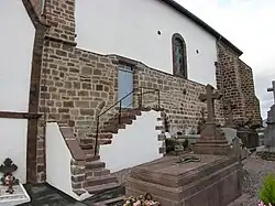 Treppe als Zugang zur Empore