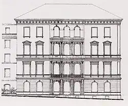 Entwurfszeichnung von Albert Geutebrück