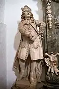 Marmorfigur von Eowald Bogislaw von Schlabrendorff (1659–1726)