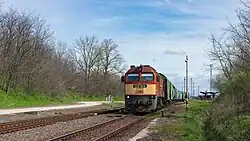 M62.5 beim Rangieren von Breitspurwagen (2023)