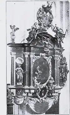 Epitaph Konrad von Dorne, 1942 zerstört