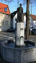 Mauritiusbrunnen in der Ortsmitte