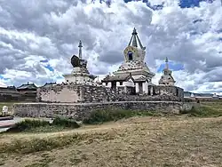Goldene Stupa in Klosteranlage Erdene Dsuu