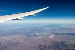 Die Stadt Erdenet aus der Vogelperspektive