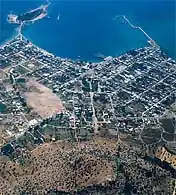 aerial view of Eretria