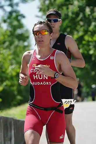 Erika Csomor beim Ironman 70.3 Austria 2012