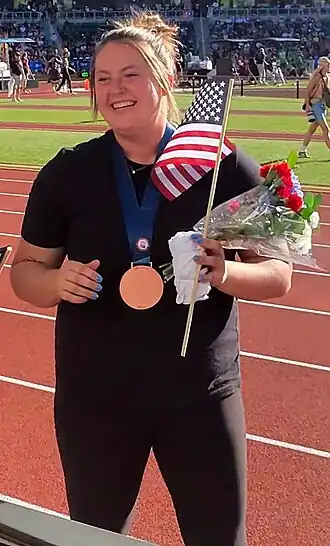 Erin Reese bei den US Olympic Trials 2024 in Eugene