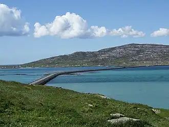 Blick von Eriskay über den Eriskay-Sund