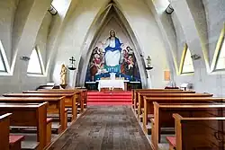 Foto eines Kircheninnenraums