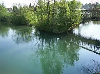 Zusammenfluss der Kleinen und Großen Erlauf