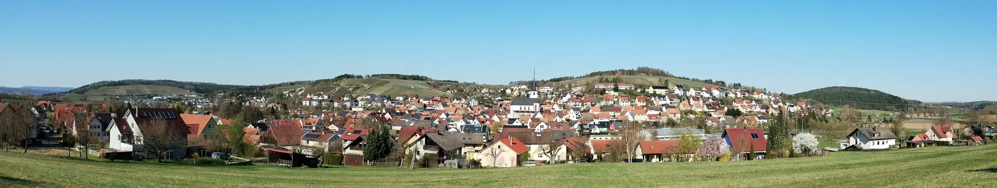 Panorama von Erlenbach