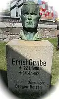 Büste Ernst Grubes (Ausstellungsstück)