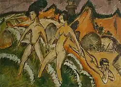 Ins Meer Schreitende, 1912