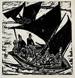 Segelboote auf Fehmarn, 1914