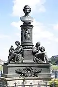 1868–1876: Ernst-Rietschel-Denkmal auf der Brühlschen Terrasse in Dresden