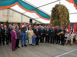 Proklamation Erntepaar 2001