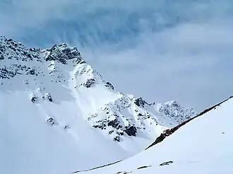 Erzhorn mit Aroser Rothorn (rechts)