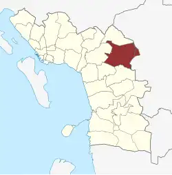 Lage des Gørding Sogn in der Esbjerg Kommune