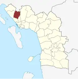 Lage des Sogn in der Esbjerg Kommune