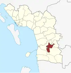 Lage des Sankt Katharine Sogn in der Esbjerg Kommune