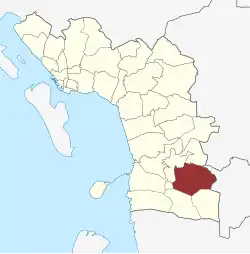 Lage des Seem Sogn in der Esbjerg Kommune