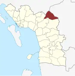 Lage des Vejrup Sogn in der Esbjerg Kommune