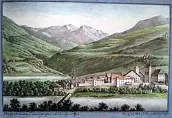 Ilanz/Glion in der Surselva am 14. Juli 1811