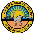 Lama im Wappen von Calama (Chile)