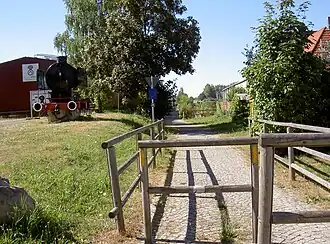 Bockl-Radweg beim Start in Eslarn