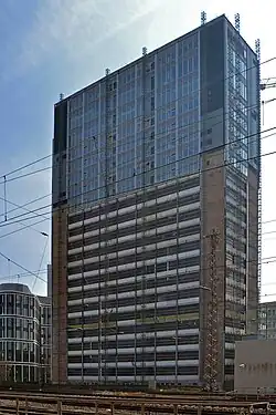 Umbau, Ansicht aus Nordwesten, März 2017