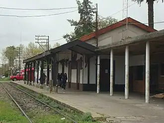 Bahnhofsgebäude vor dem Umbau