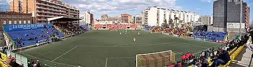 UE Sant Andreu gegen CD Teruel am 27. Februar 2011 im Estadi Narcís Sala