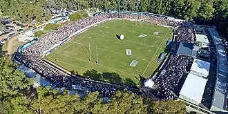 Das Estadio Charrúa am 3. Februar 2018 bei einem Qualifikationsspiel zur Rugby-Union-Weltmeisterschaft 2019 zwischen Uruguay und Kanada (32:31)