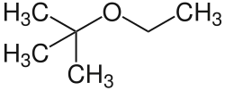 Strukturformel von Ethyl-tert-butylether