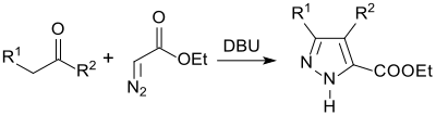 Ethyldiazoacetat EDA: Bildung von Pyrazol-5-carbonsäuren