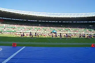 Finaltag der American-Football-Europameisterschaft 2014 im Ernst-Happel-Stadion