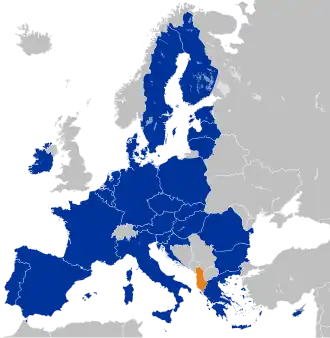 Albanien und die EU in Europa