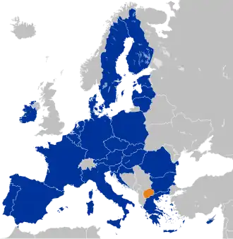 Nordmazedonien und die EU in Europa