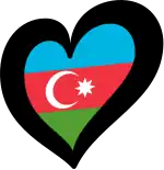 Flagge Aserbaidschans