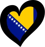 Flagge von Bosnien-Herzegowina