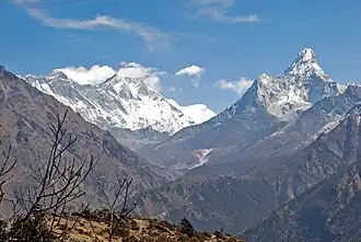 Panorama – Everest, Lhotse und Ama Dablam