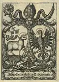 Ex libris Bibliothecae Aulicae Brixinensis (Fürstbischöfliche Hofbibliothek Brixen) um 1580