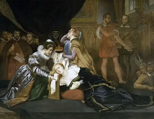 Abel de Pujol, Der Tod Maria Stuarts, 1587 (19. Jahrhundert)